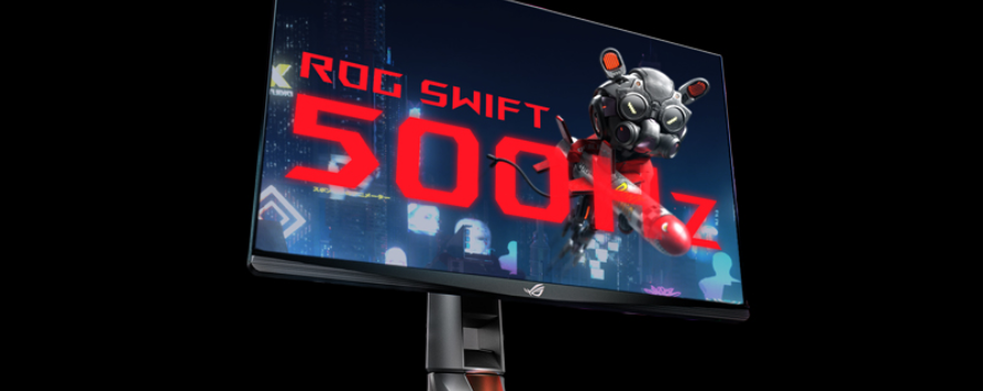 Asus and NVIDIA Introduced 500Hz e-Sports Monitor