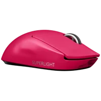G Pro X Superlight Magenta mouse that Perfecto uses